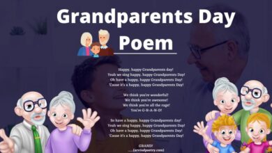 Grandparents Day poems from grandchildren 2025